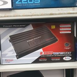 8000 watts bass amp