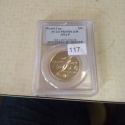 1994 P PCGS Graded Coin World Cup