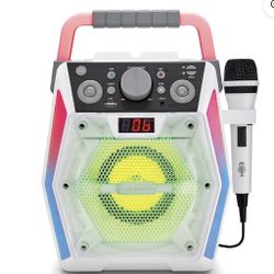 The Singing Machine Glow Sml2200 Bluetooth Cdg Karaoke Machine