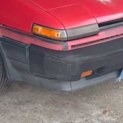 1986 Toyota Corolla AE86 OEM Front and Rear Bumper