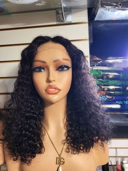 Natural Bob 14inc wet and wavy 100% Human Hair in 1b