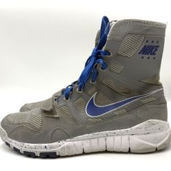 Nike Free HyperKO Boxing Shoes Gray Blue 744478-041 Men’s Size 9.5 Rare Flywire Limited