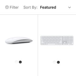 Apple Magic Keyboard and Mouse Combo
