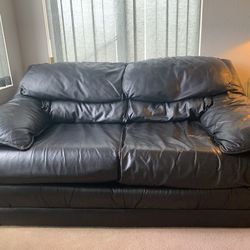 Leather Loveseat /Chair