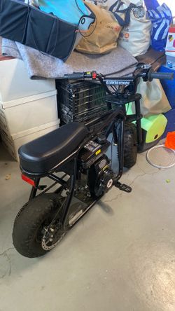 Mini bike (light not included) comes with gas