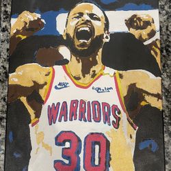 Stephen Curry 56 Points Flex Acrylic Painting