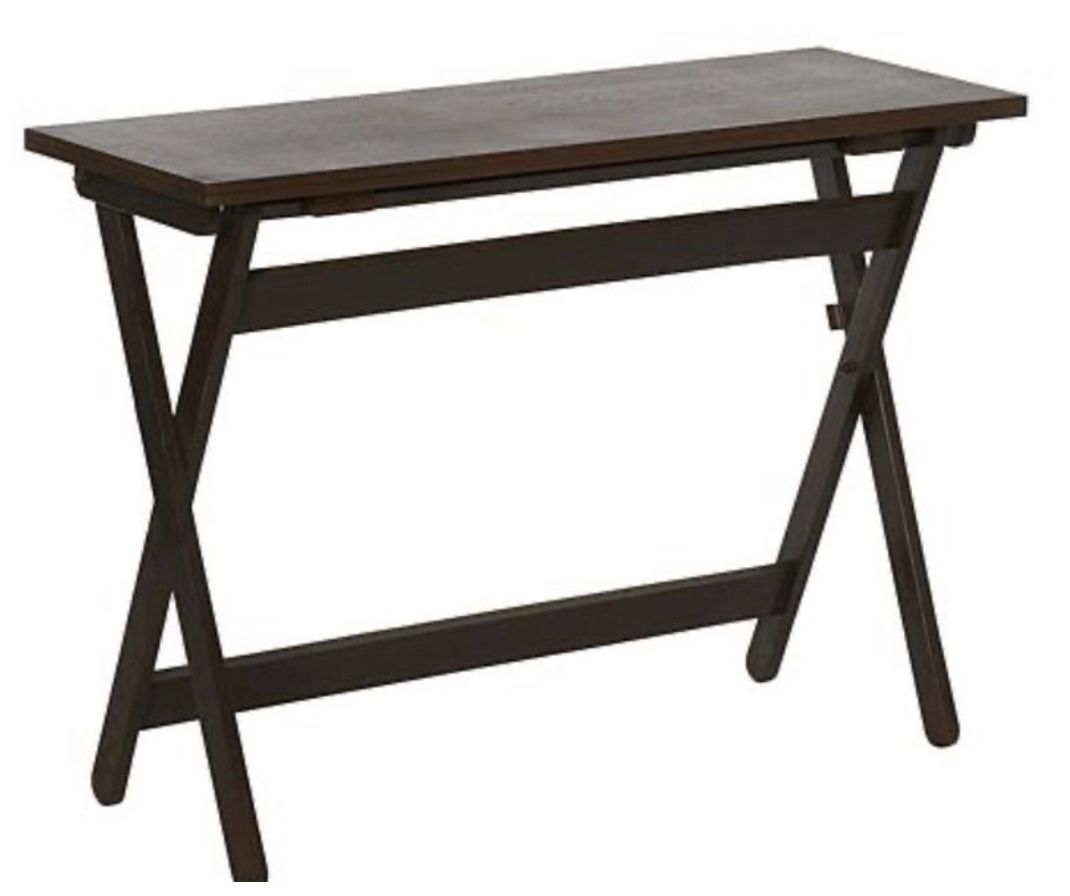 New Spacemaster Folding Entryway Hallway Buffet Table 