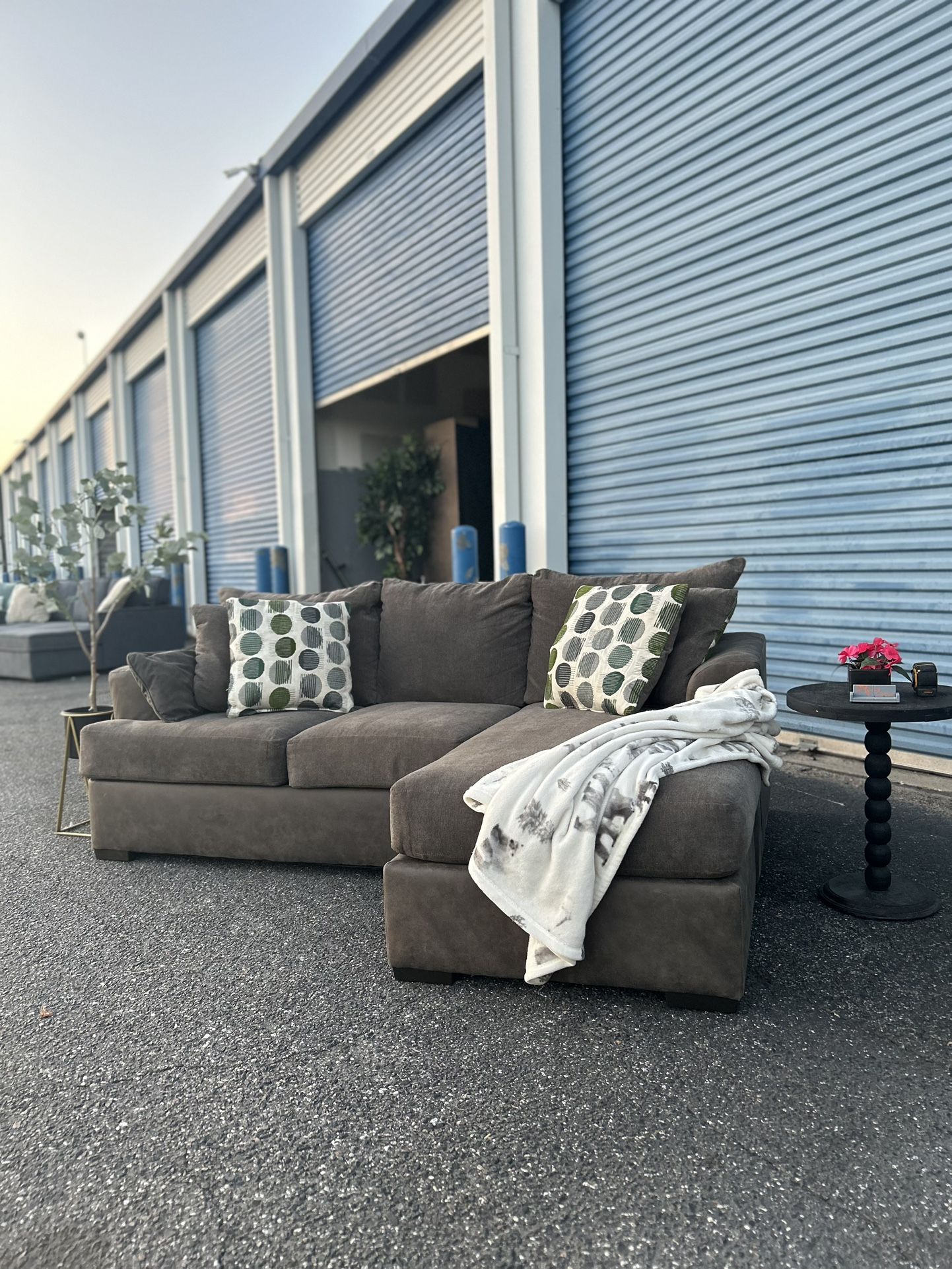 Gray Sectional Couch