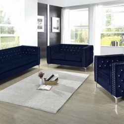 Glam Living Room Set 