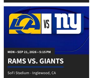 Rams vs Giants