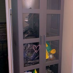 IKEA Glass Book Shelf