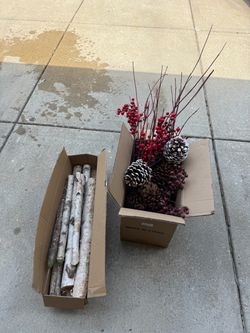 Xmas/Winter Planter Decor