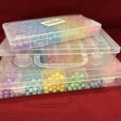 Plastic Pesto Round Bead Big Bundle