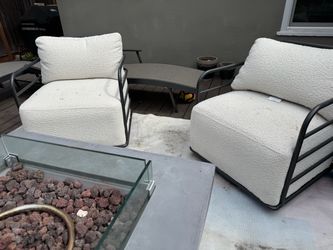 Outdoor Swivel Chairs  – Set of 2