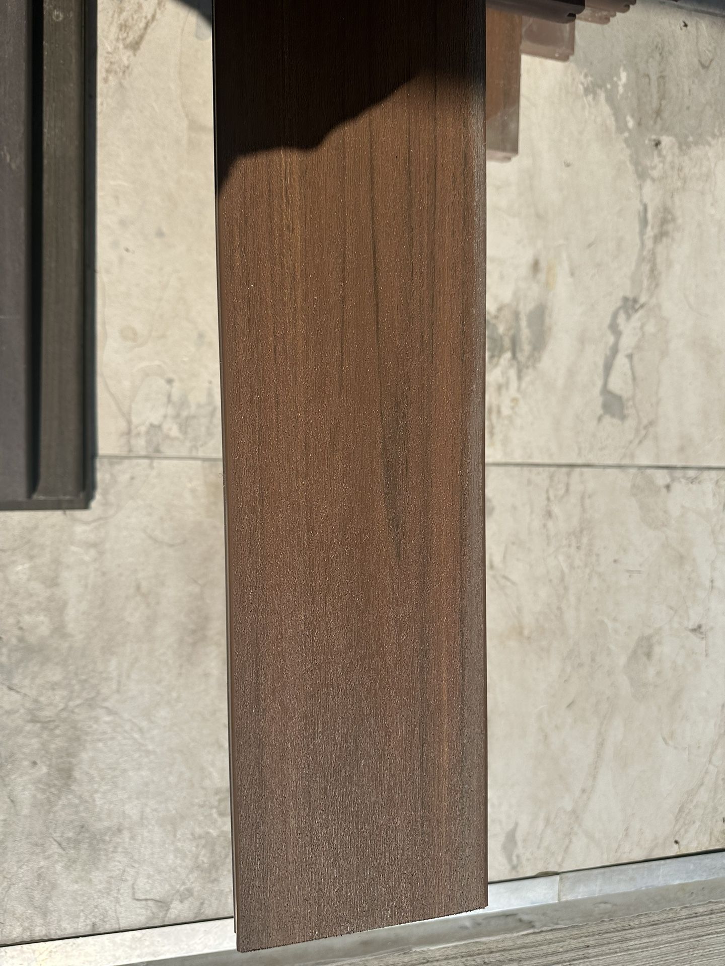 Brown PVC Decking Boards Timber Tech Mahogany
