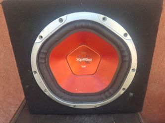ONE SPEAKER UNA BOSINA SONY 1100 WATTS 10 INCHES GOOD CONDICIÓN ABLO ESPAÑOL
