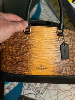 Coach handbag and matching wallet