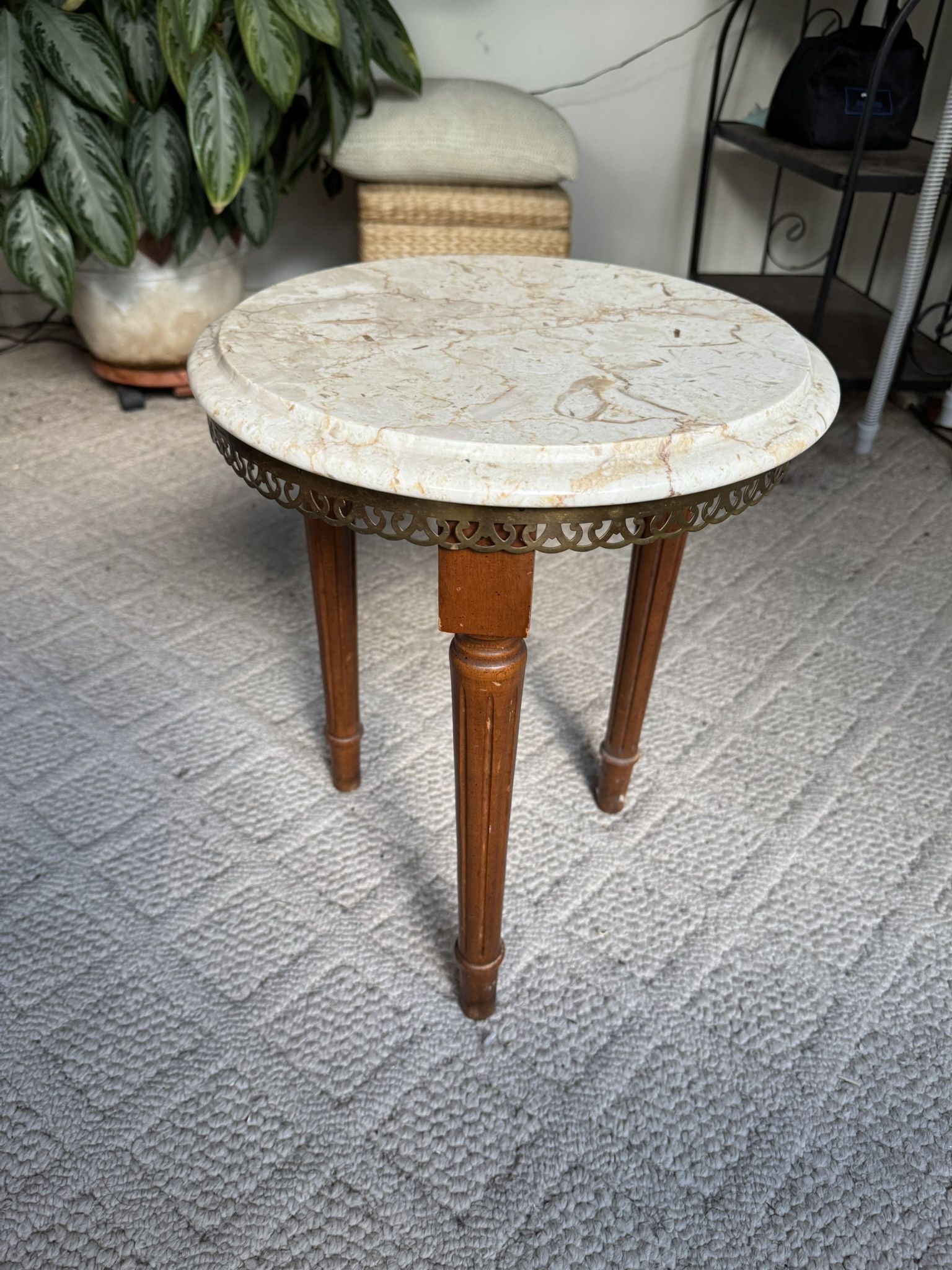 1950’s Marble Side Table