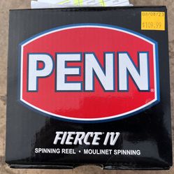 PENN Fierce IV 4000 Reel & Rod