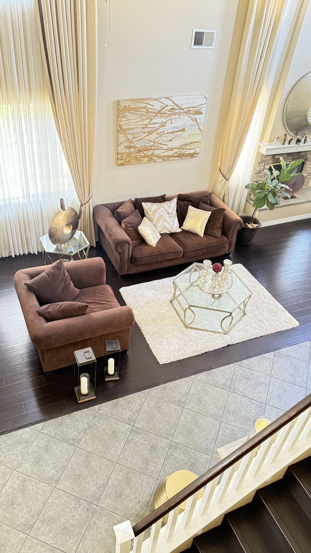 ZGalery Sofa And Oversized Chair