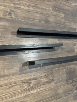 Wall Shelf 3 Piece Black