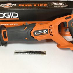 NEW Ridgid R8646 Cordless Reciprocating Saw 18V Tool Only