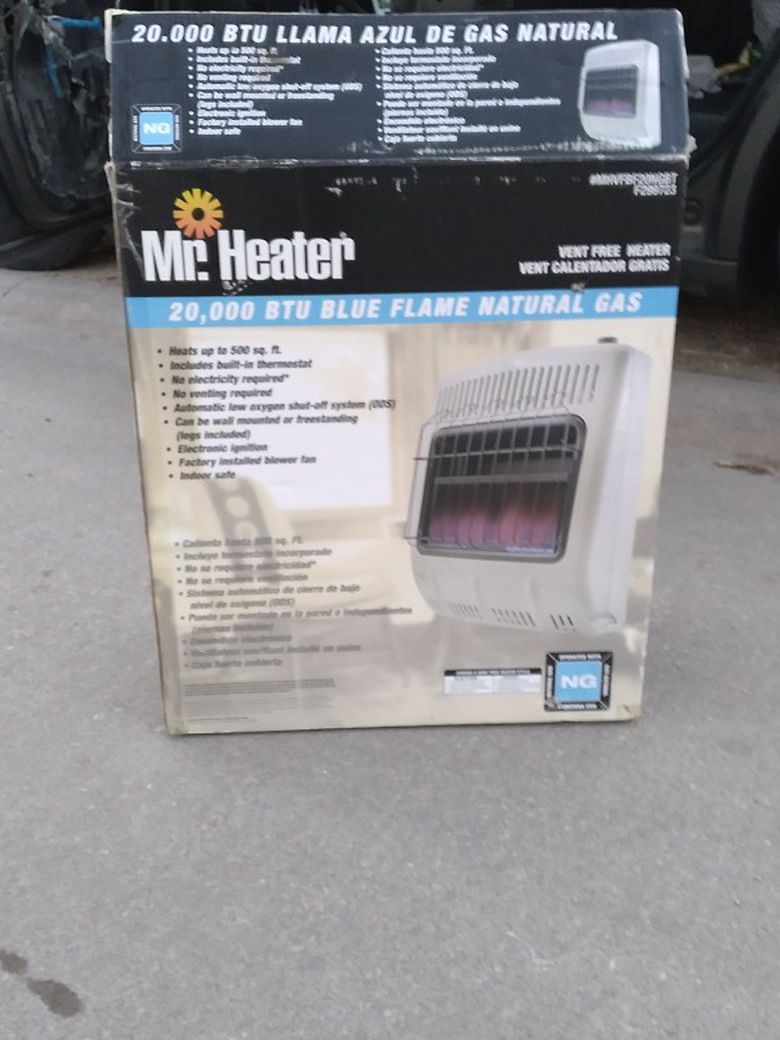 Never Used Mr. Heater 20000btu Vent Free Heater