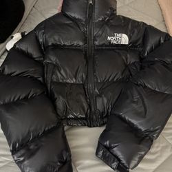 Authentic North Face Nuptse Cropped Jacket