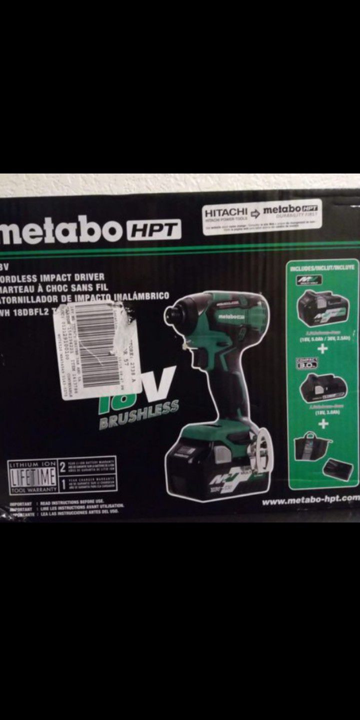 Hitachi Metabo drill set