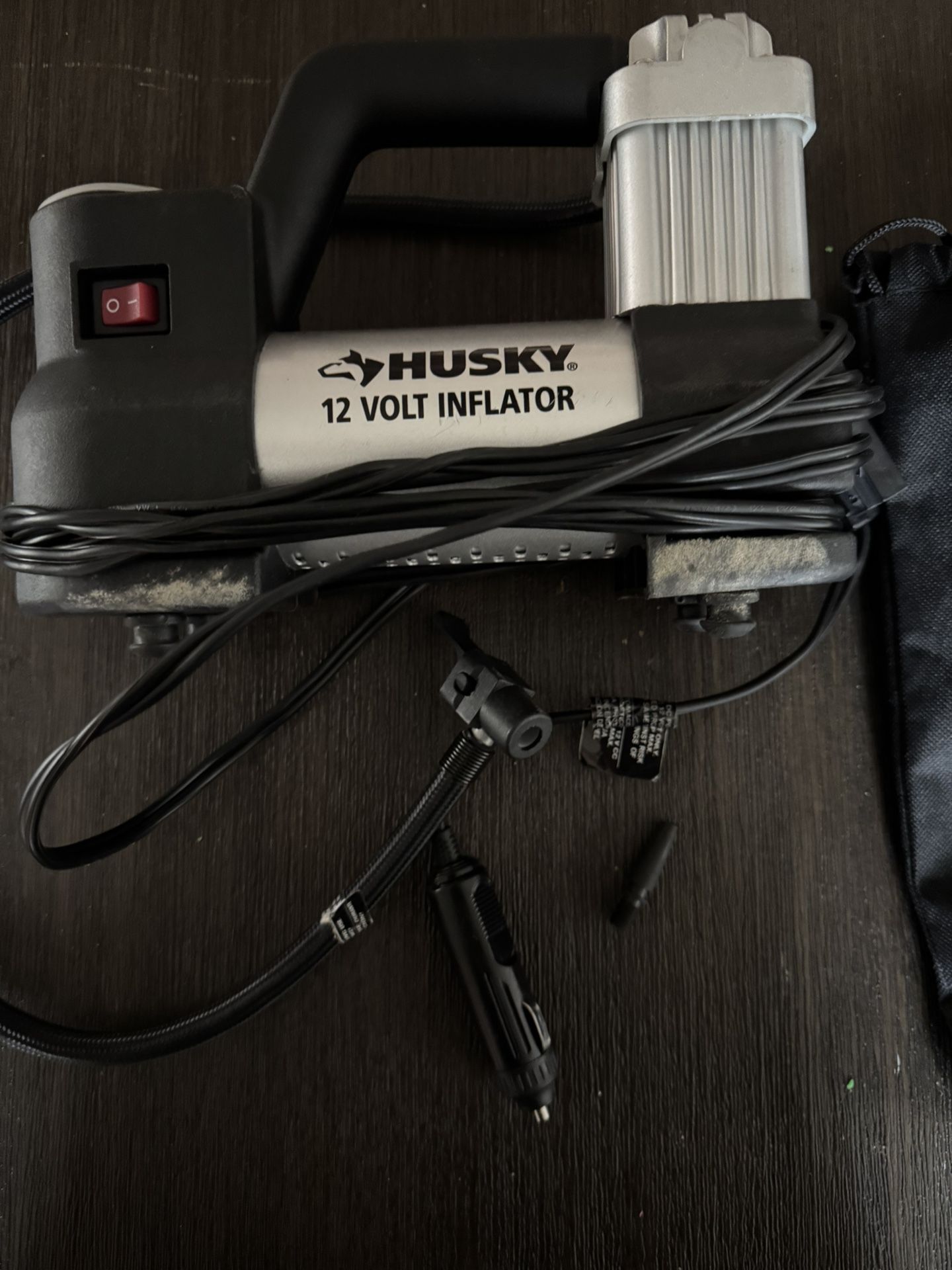Husky Inflator Air Compressor Portable
