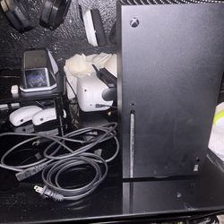 Xbox series x console and cords
