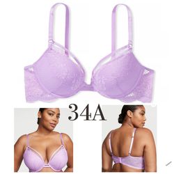 VERY SEXY Strappy Fishnet Lace Push-Up Bra 34A