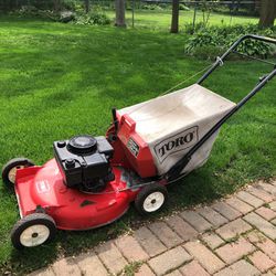 Toro Push Mower For Sale With The Bag
