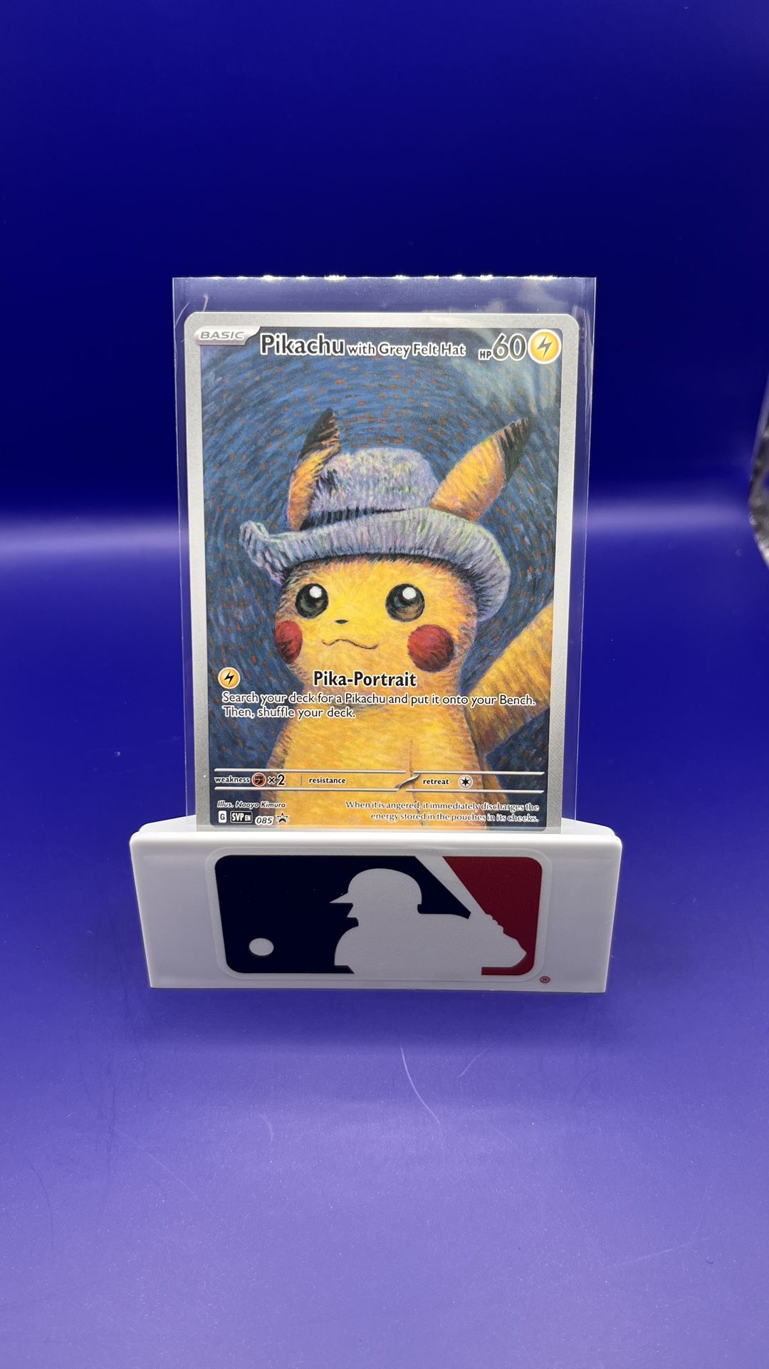 2023 Pokemon Van Gogh Pikachu with Grey Felt Hat