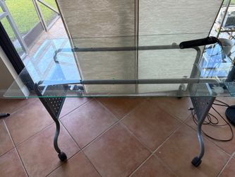 Glass Desk