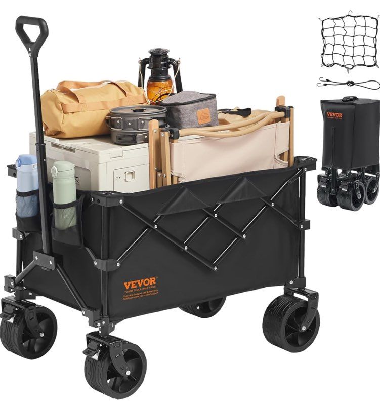 330lbs Collapsible Folding Wagon Cart(Jh2230C)