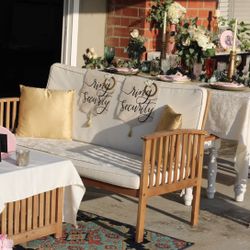 2 Ring Security Hanging Signs For Wedding Decor