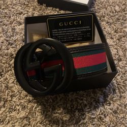 Green And Red Gucci belt size 32