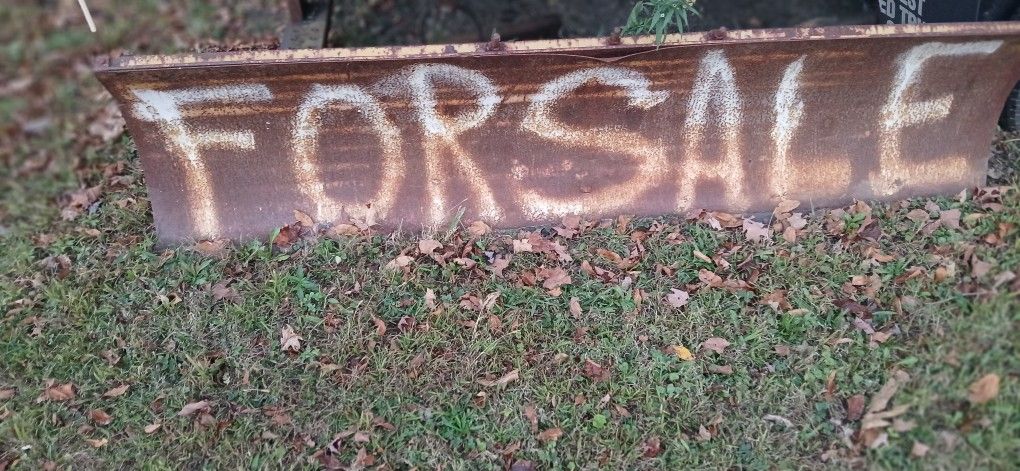 Old Snow Plow Left Right Hdralic Piston On Frame Yoke 