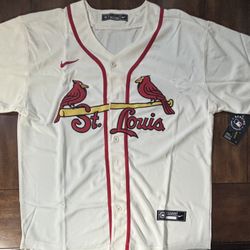 St. Louis Cardinals Alternate Cream Jersey Adult Large NWT 
