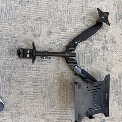 Dual Monitor/ Single Monitor & Laptop Desk Mount