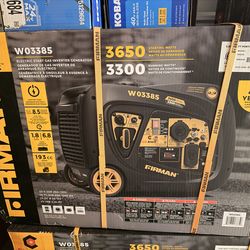 Brand new Firman generator 3300W electric Start Gas inverter