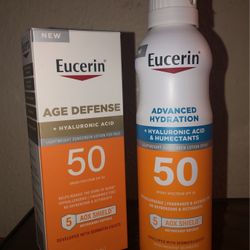Brand NEW!!! 🌞    Eucerin Sun/Skin Care Products - Advanced Hydration/Age Defense 