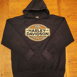 2013 HARLEY DAVIDSON WARR'S LONDON  HOODED SWEATSHIRT,  XL, 2013