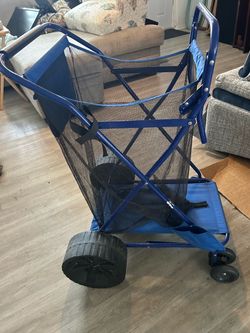 Copa Ultimate Beach Cart Folding Utility Carr with All Terrain Wheels