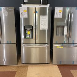 New Stainless Steel Extra Large Capacity Bottom Freezer Refrigerator‼️‼️