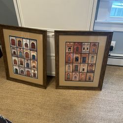 Set of two paintings 