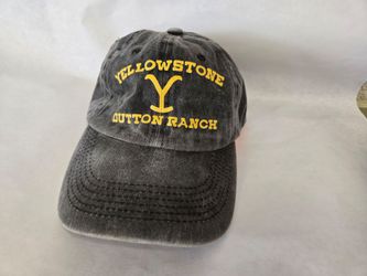Yellowstone Dutton Ranch Distressed Adjustable Slideback Cotton Baseball Cap