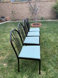 Metal chairs