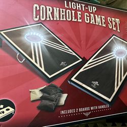 Light Up Cornhole Game Set 